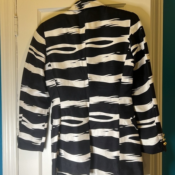 Cache vintage gold label Zebra Blazer ,Sz 4 - Picture 3 of 4